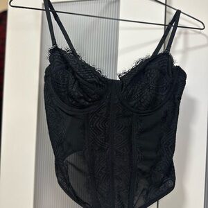 Corset top black from GARAGE